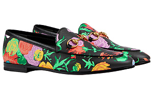 GUCCI Ken Scott Women's Casual Shoes Women's Floral Black 1 2912445