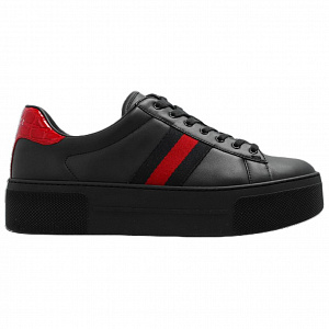 GUCCI Women's Ace Platform 'Black Blue Red' Women's 1 2912498