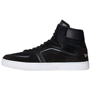 CELINE Mid Top Stylish Skateboarding Shoes Men's Black