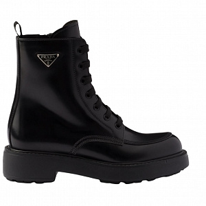 PRADA Ankle Boots 5cm Women's Black 1 2912832