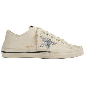 Golden Goose V-Star 2 Low-Top Skateboard Shoes Women's Beige 1 2912838