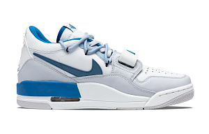 Jordan Legacy 312 Cushioned Slip-Resistant Low-Top Vintage Basketball Shoes Men's Blue Gray 1 2912977
