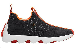 HERMES Eclair Low top Casual Shoes Men's Black 1 2913029