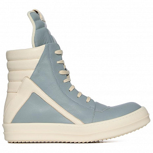 RICK OWENS/RO GEOBASKET High-Top Skateboard Shoes Women's Light Blue 1 2913070