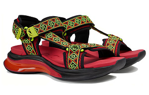 GUCCI RUN Beach Sandals Men's Red 1 2913234