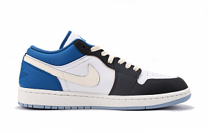 Jordan Air Jordan 1 Vintage Basketball Shoes Men's Low top Blue Black White 1 2913285