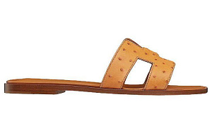 HERMES Oran Stylish Sandals Women's Brown 1 2913716