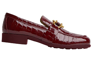 Bottega Veneta Embossed Glossy Loafers Women's 1 2913720