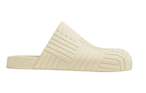 Bottega Veneta Slider Rubber Sole Closed Toe Slippers Men's Sea Salt White 1 2913753