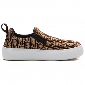 DIOR Women's Solar Slip-On 'DIOR Oblique - Bronze' 1 2914628