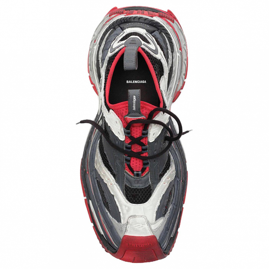 Balenciaga Platform Chunky Sneakers Men's Gray Red купить в интернет-магазине Yoocart с быстрой доставкой по России.