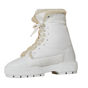 HERMES Fresh Ankle Boots 4cm Women's White 1 2914738