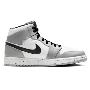 Jordan Air Jordan 1 Vintage Basketball Shoes Men's Mid top Gray/White 1 2914847