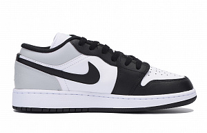 Jordan Air Jordan 1 Puppy Fragment Anti-Slip Wear-Resistant Low-Top Vintage Basketball Shoes Women's Black Dark Gray 1 2914925