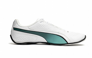 PUMA Redon Bungee Cushioning, Wear Resistant Low Top Cycling Shoes Unisex White Cyan 1 2914932