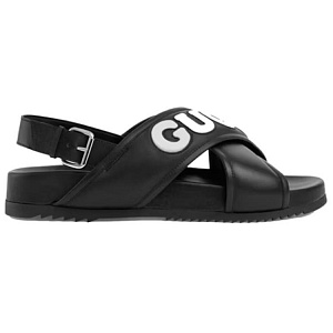 GUCCI Crossover Sandal 'Black White' 1 2915668