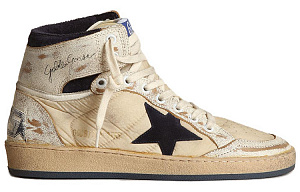Golden Goose Sky-Star Stylish Skateboarding Shoes Women's Ecru 1 2915731