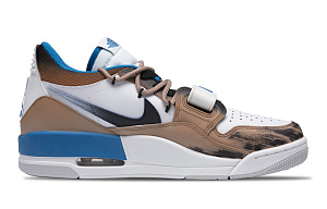Jordan Legacy 312 Cushioned Slip-Resistant Low-Top Vintage Basketball Shoes Men's White Brown Black 1 2915750