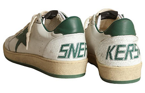 Golden Goose Ball Star Low Top Skateboard Shoes Women's White Vintage Version 3 2915821