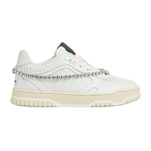GUCCI Women's Re Web Sneaker 'White Crystal Chain' Women's 1 2916252