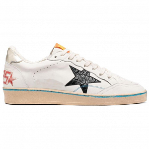Golden Goose Low Top Skateboard Shoes Men's White Black Vintage Version 1 2916270