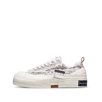 XVESSEL H.C.188 Canvas Shoes Unisex Low-Top White Purple