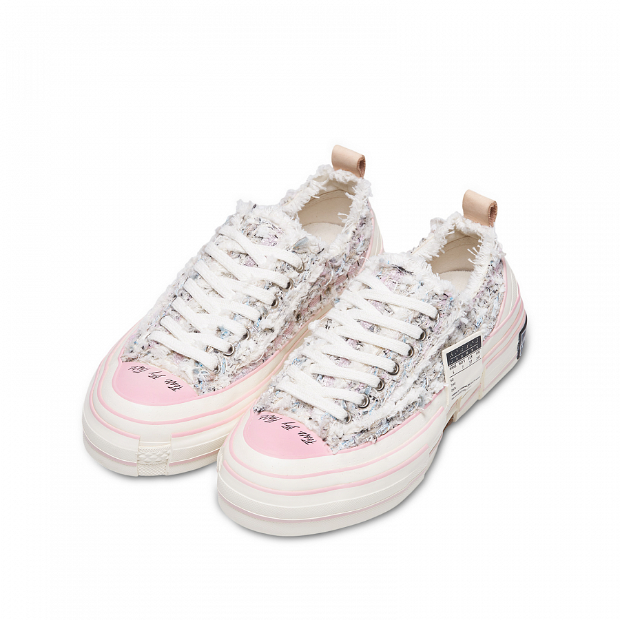 XVESSEL H.C.188 Canvas Shoes Unisex Low-Top White Purple