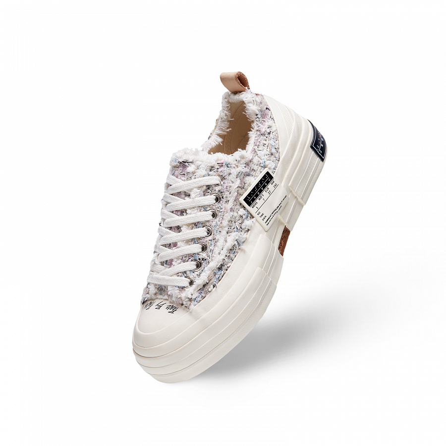 XVESSEL H.C.188 Canvas Shoes Unisex Low-Top White Purple