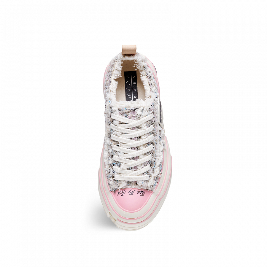 XVESSEL H.C.188 Canvas Shoes Unisex Low-Top White Purple