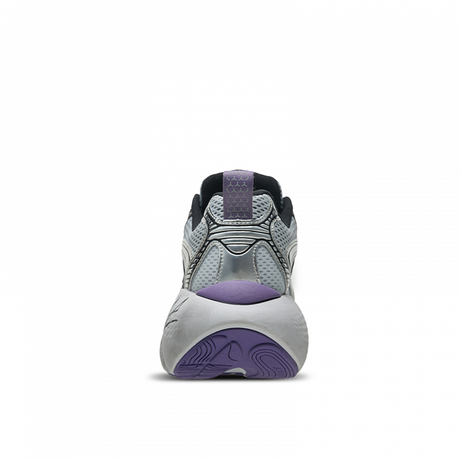 VESSEL Shock Absorbers Low Top Running Shoes Unisex Purple Gray
