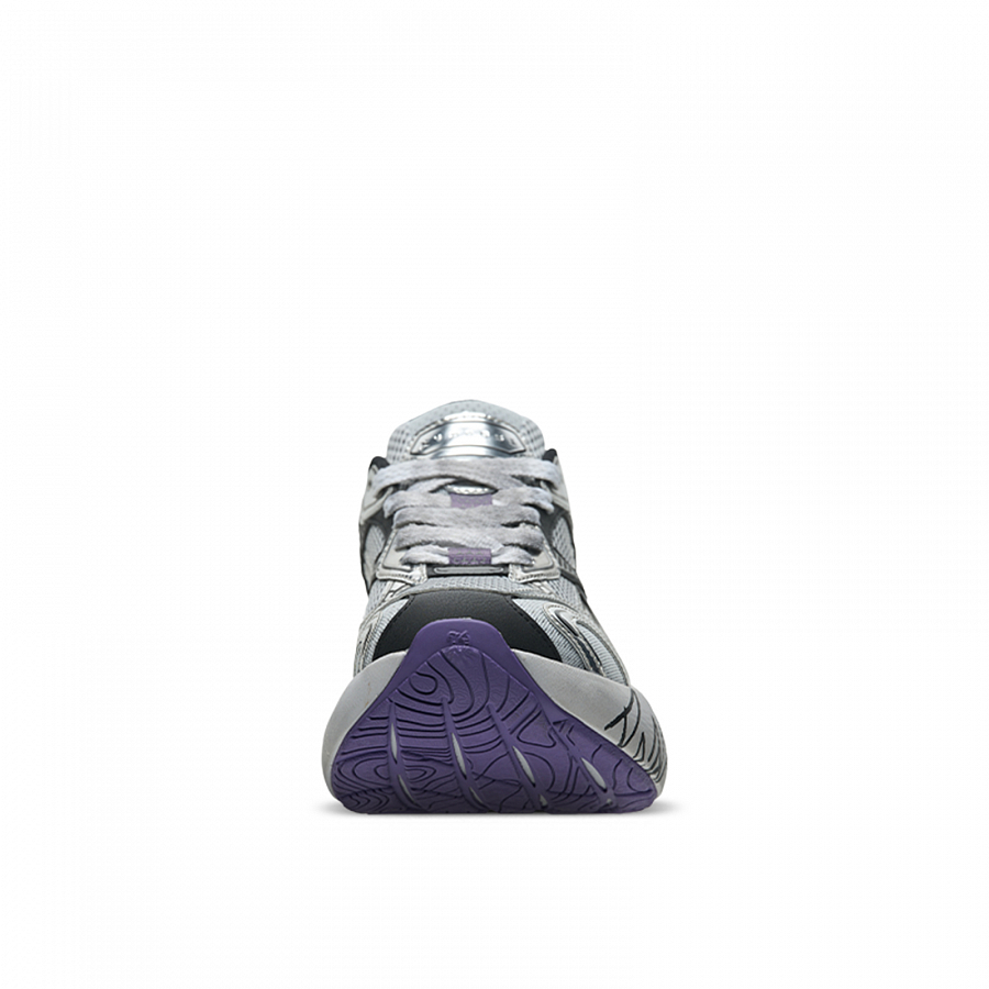 VESSEL Shock Absorbers Low Top Running Shoes Unisex Purple Gray