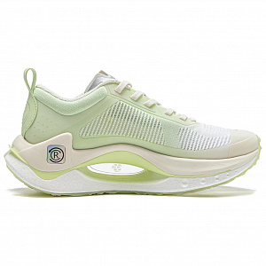 LiNing Shadow CRC Cushioning, Wear Resistant Low Top Casual Running Shoes Women's White Green 1 2917033