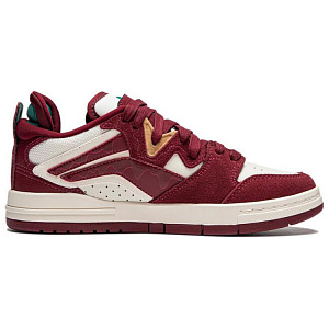 LiNing Wave Pro Anti-Slip Wear-Resistant Low-Top Skateboard Shoes Women's Red White 1 2917089