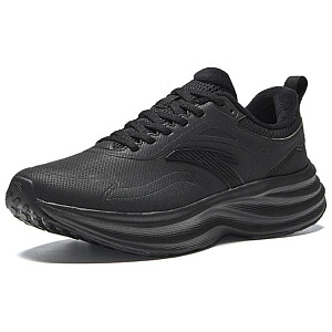 Anta Light Cloud Anti-Slip Wear-Resistant Low-Top Casual Running Shoes Men's Black 1 2917381