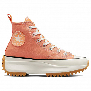 Converse Run Star Hike Mid Top Canvas Shoes Women's Orange 1 2917423