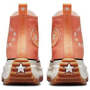 Converse Run Star Hike Mid Top Canvas Shoes Women's Orange 3 2917425