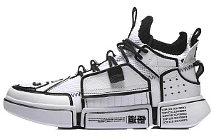 LiNing Essence ACE Vintage Basketball Shoes Women's Mid top Black/White