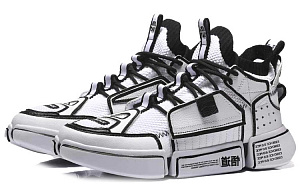 LiNing Essence ACE Vintage Basketball Shoes Women's Mid top Black/White 1 2917468