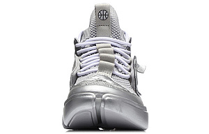 LiNing Essence ACE Cushioning Anti-Slip And Wear-Resistant Low-Top Vintage Basketball Shoes Men's Silver 2 2917516