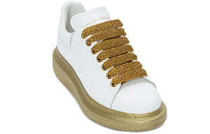 Alexander McQueen Oversized Sneaker 'White Gold' Women's 1 2917746