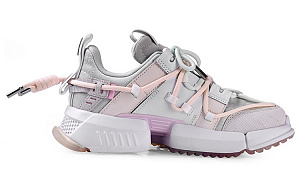 LiNing Pan Gu Trek Cherry Blossom Collection Anti-Slip Wear-Resistant Low-Top Casual Shoes Women's Pink 1 2917923