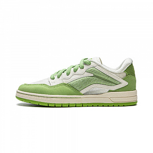 LiNing Wave Pros Cushioning Wear-Resistant Low-Top Skateboard Shoes Women's Green Ecru