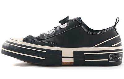 Yohji Yamamoto x VESSEL Low-Top Skateboard Shoes Unisex Black