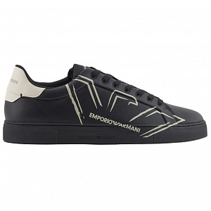 EMPORIO ARMANI Low-Top Skateboard Shoes Men's Black 1 2918899