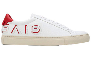 Givenchy Urban Street Givenchy Low Top Skateboard Shoes Men's White Red 1 2918930
