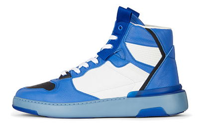 Givenchy Casual Shoes Men High-Top White/Blue Color