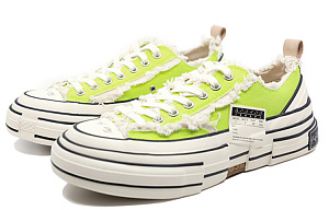VESSEL Big Green G.O.P. Lows Low top Canvas Shoes Unisex Neon Green 1 2919763