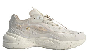 LiNing V8 1.5 Anti-Slip And Wear-Resistant Lightweight Low-Top Running Shoes Women's White Gold 1 2919840