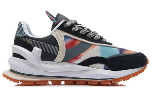 LiNing Square Cushioning Anti-Slip Wear-Resistant Breathability Low-Top Running Shoes Men's Thunderstorm Gray 1 2919900