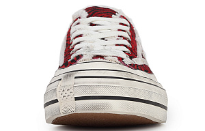 XVESSEL Canvas Shoes Unisex Low top Red Black 1 2920091